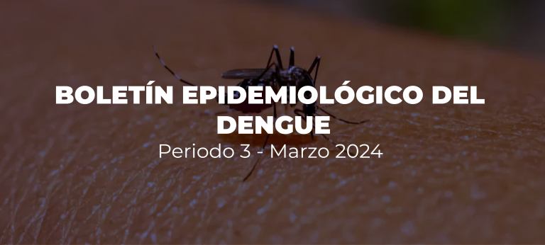 Boletín Epidemiológico Del Dengue – Periodo 3